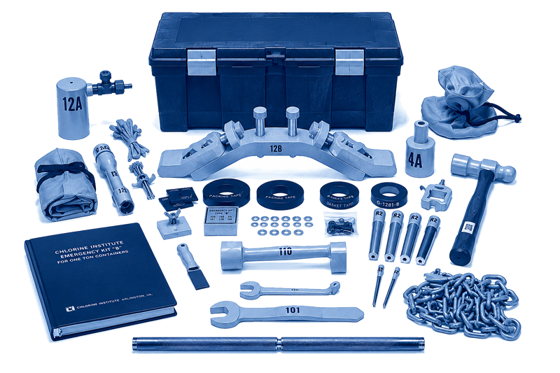 Kit de emergencia para fugas de cloro Tipo B